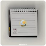 قیمت خرید و فروش دفترچه سیمی جلد چوبی طرح خرگوش سه بعدی صفحات یادداشت