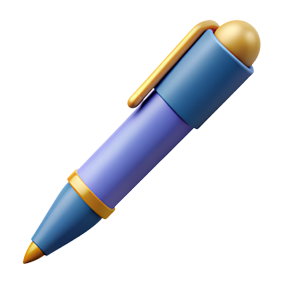 pen icon 3d ayulduz