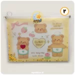 قیمت خرید و فروش پوشه زیپ کیپ پولکی طرح Butter Bear سایز A4 خرسی سرآشپز