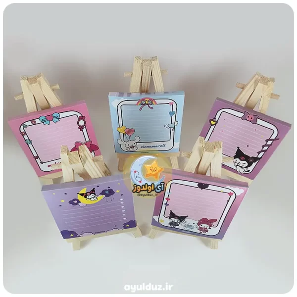 Easel Stand with Sanrio Note Canvas Board 01