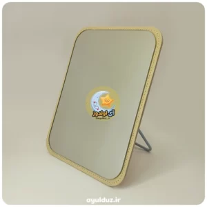 قیمت خرید و فروش آینه رومیزی پشت چرم پولکی طرح فانتزی