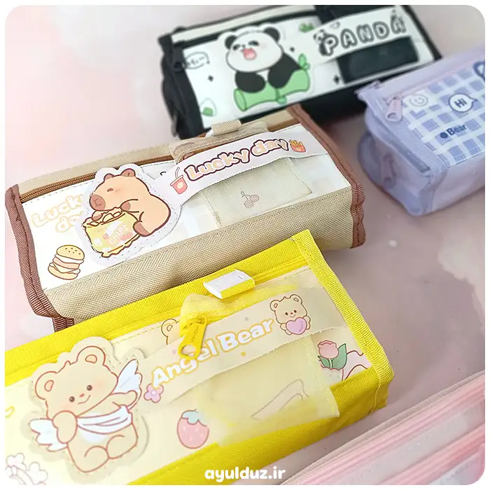 قیمت خرید و فروش جامدادی پنج قسمتی فانتزی جیب دار