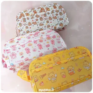 قیمت خرید و فروش جامدادی پنج قسمتی جلو شفاف خرس و کاپی بارا