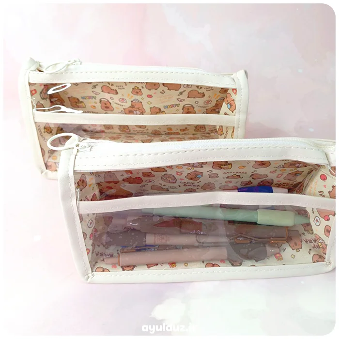 قیمت خرید و فروش جامدادی دو قسمتی جلو شفاف کاپی بارا