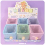 قیمت خرید و فروش جاقلمی فلزی توری پاستلی پیکسل دار