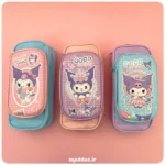 قیمت خرید و فروش جامدادی کیفی دو قسمتی دور زیپ طرح کرومی