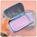 قیمت خرید و فروش جامدادی کیفی دو قسمتی دور زیپ طرح کرومی