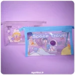 قیمت خرید و فروش جامدادی طلقی شفاف دور چرمی فانتزی