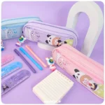 قیمت خرید و فروش جامدادی دو زیپ طرح دختر آویز دار مدل nice