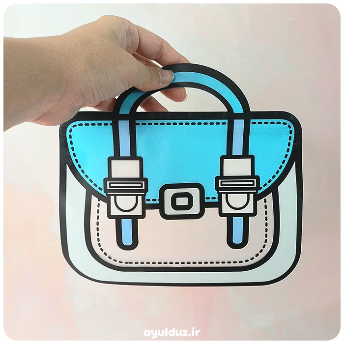 قیمت خرید و فروش زیپ کیپ طرح کیف دستی کوچک - آبی