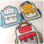 قیمت خرید و فروش زیپ کیپ طرح کیف مدرسه سایز بزرگ