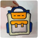 قیمت خرید و فروش زیپ کیپ طرح کیف مدرسه سایز بزرگ