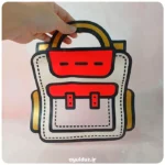 قیمت خرید و فروش زیپ کیپ طرح کیف مدرسه سایز بزرگ