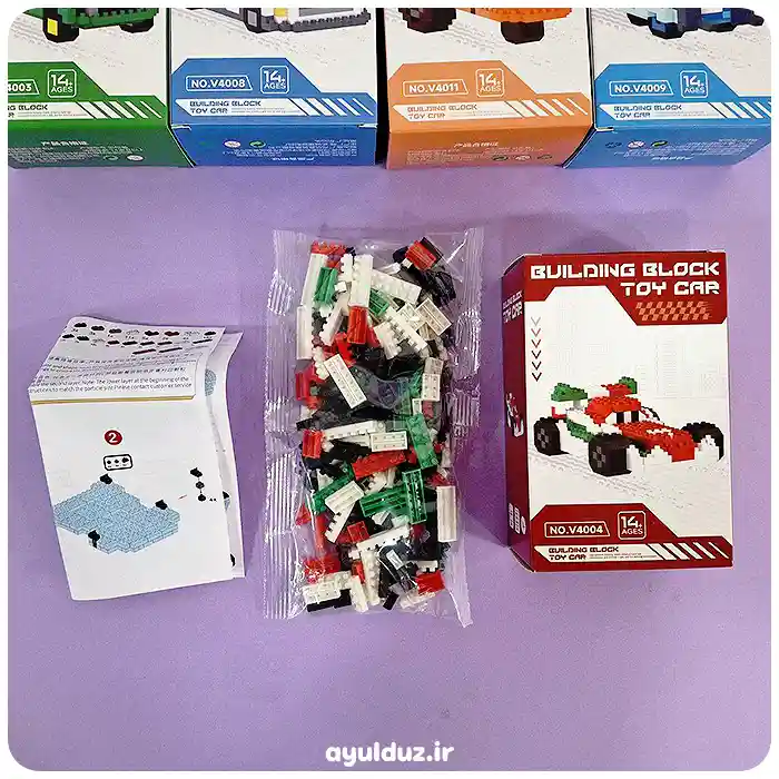 قیمت خرید و فروش مینی لگو ساختنی طرح ماشین ها سری V