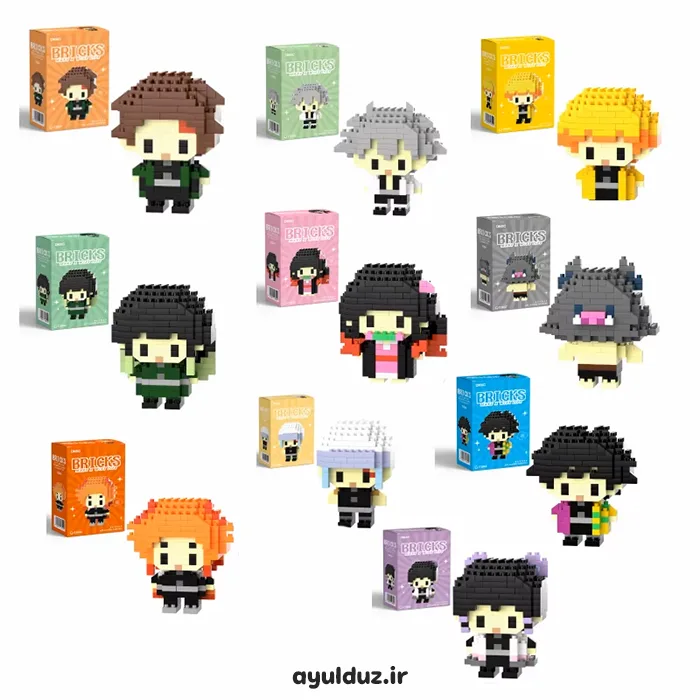 قیمت خرید و فروش مینی لگو ساختنی طرح انیمه شیطان کش سری F