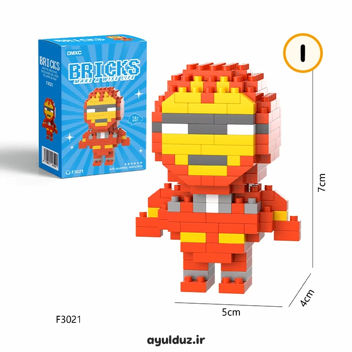 قیمت خرید و فروش مینی لگو ساختنی طرح قهرمانان مارول - مرد آهنی