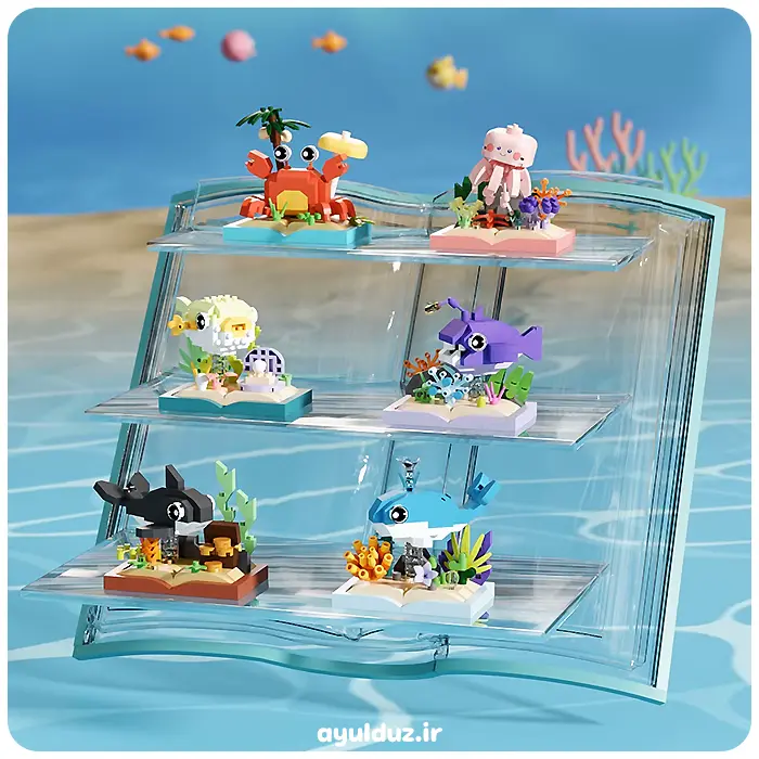 قیمت خرید و فروش مینی لگو ساختنی طرح موجودات دریایی سری K