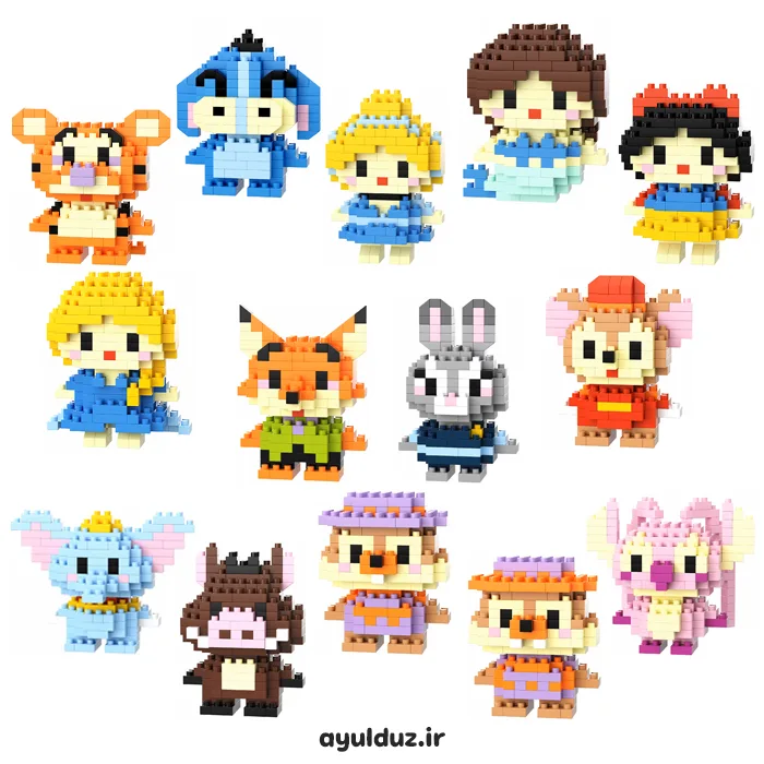 مینی لگو ساختنی طرح دیزنی سری C پارت دوم